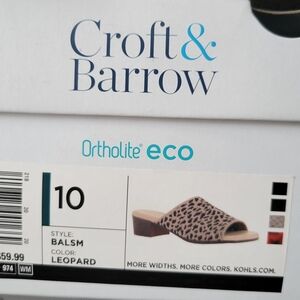 Croft & Barrow Leopard Flats